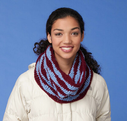 Waves Cowl in Caron United - Downloadable PDF