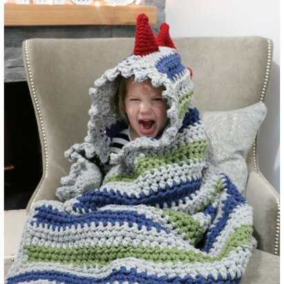 Bulky & Quick Dino Blanket