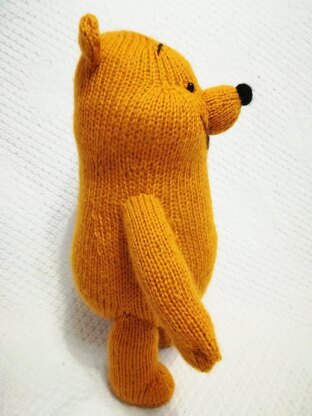 Knitted Winnie the Pooh