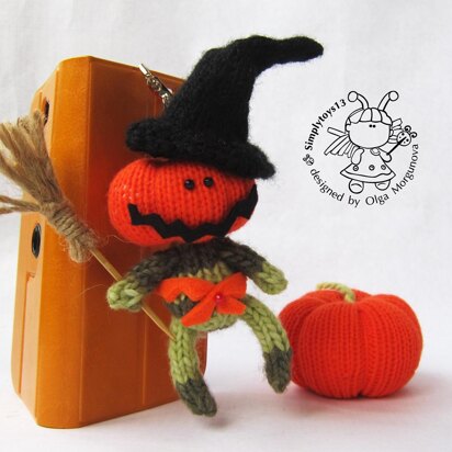 Keychain Pumpkin with pumpkin