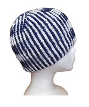 Double Stripes - Illusion Knit Hat