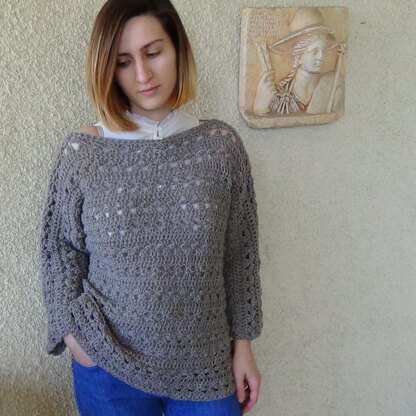 Mocha Lacy Sweater