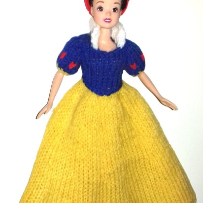 Barbie Snow White outfit for 12" doll