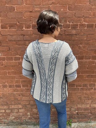 Indigo Mosaic vest