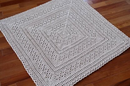 Diamonds in the Puffs Rug