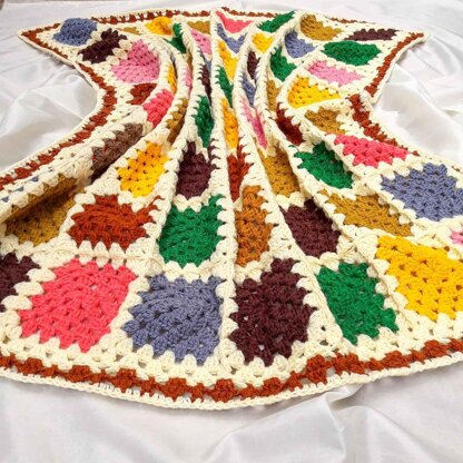 Gratitude Granny Square Blanket