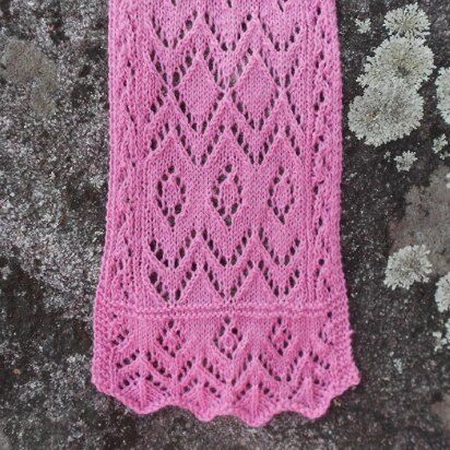 Muriel's Diamond Lace Scarf