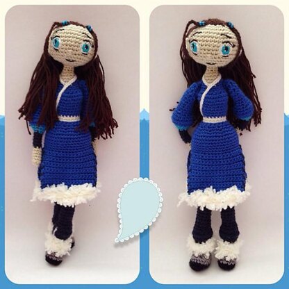 Avatar Katara Waterbender amigurumi