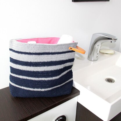 Striped Toilet Bag