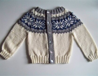 Snowflake cardigan