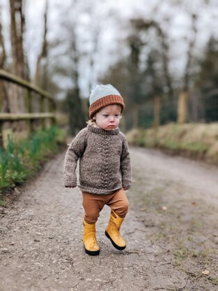 Berwick Baby and Children's Sweater in DK yarn - Ages 0 - 10 years