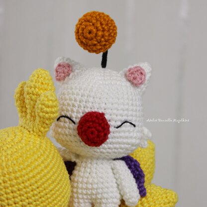 Chocobo & Moogle - Chibi Crochet Pattern Set Bundle
