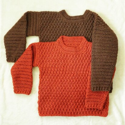 Good Boys Alpine Stitch Crochet Sweater