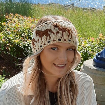 Horse Headband - knitting pattern