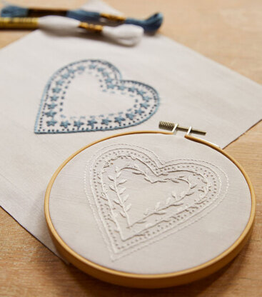 DMC Mindful Making: The Heart's Ease Embroidery Duo Kit 