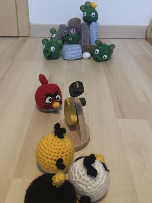 Mad Birds Game amigurumi