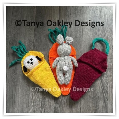 Colourful Carrot Pouches