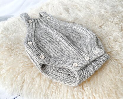 12-24 months - TWISTY Baby Knitted Romper Pattern