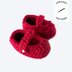 Mary Jane Baby Booties