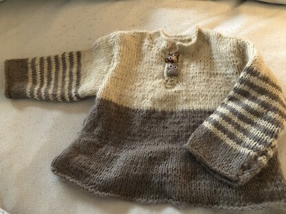 Baby Sweater in Phildar Partner 6 - Downloadable PDF