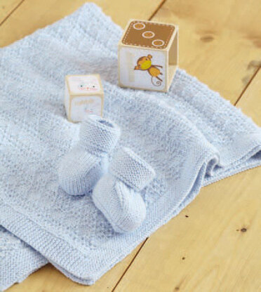 Sweater, Helmet, Bootees and Blanket in Sirdar No.1 - 4848 - Downloadable PDF