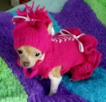 Sofie's Tiny Dog Knit "Party Dress"