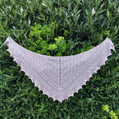 Mystery forest shawl