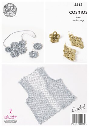 Bolero & Jewellery in King Cole Cosmos - 4412 - Downloadable PDF