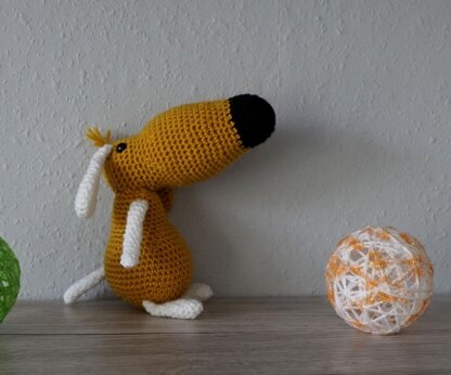 Amigurumi Häkelanleitung für den klugen Hund Bailey ♥