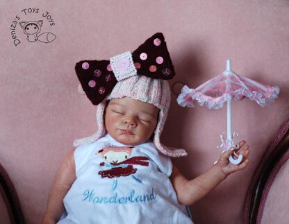 New Born Girl Baby Peruke Hat