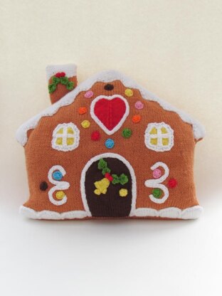 Christmas Gingerbread House Cushion