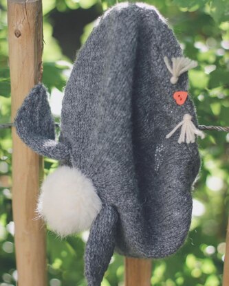 Gray Rabbit Beret