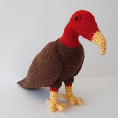 Turkey Vulture Amigurumi Crochet Pattern