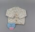 Lennon V neck cardigan baby kitting pattern 0-12mths