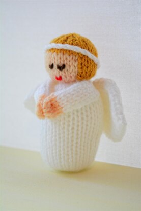 Christmas Angel Doll Knitting Pattern - Toy Knitting Pattern