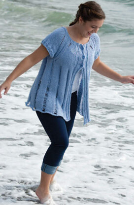 Breaker Cardigan in Classic Elite Yarns Verde Collection Sprout