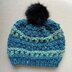 Greens and Blues Hat