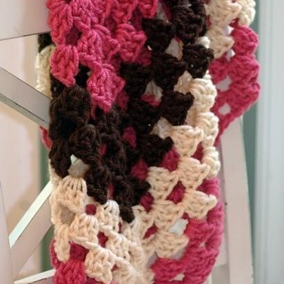 Granny Square Baby Blanket Crochet Pattern 268