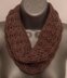 Cowl Infinity Scarf with Zig Zag Pattern