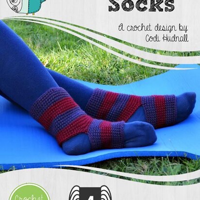 Crocheted Yoga Socks