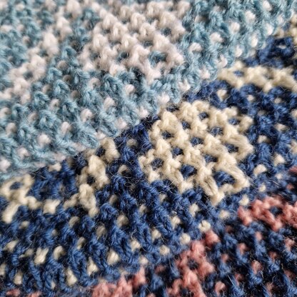 Mosaic Snowflake Beret