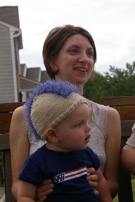 Fauxhawk baby hat