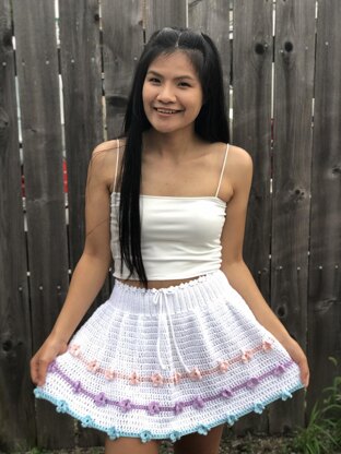 Crochet Summer Top and Skirt Set
