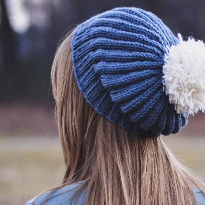 Puff Ball Beret - knitting pattern