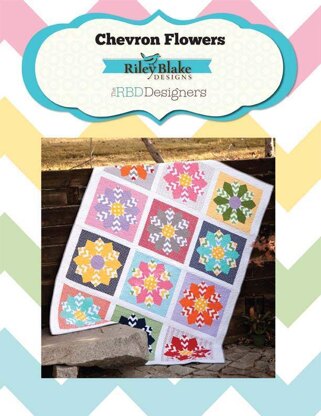 Riley Blake Chevron Flowers - Downloadable PDF