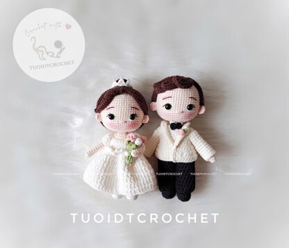 Wedding couple doll