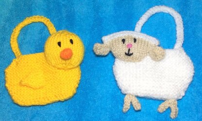 Easter Lamb and Chick / Duck Gift Bags