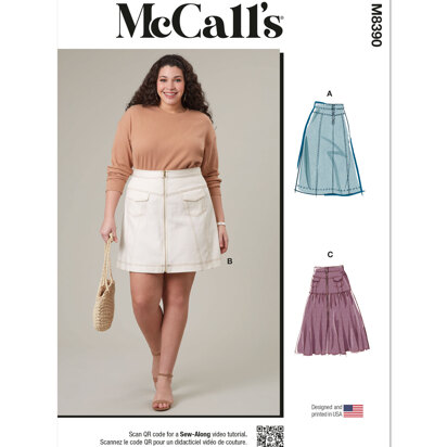 McCall's Women's Skirts M8390 - Sewing Pattern