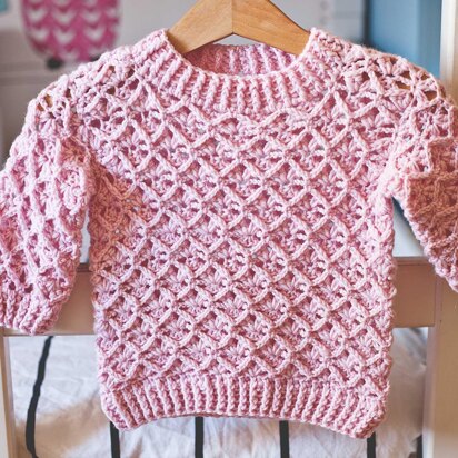 Lacy Rhomb Sweater