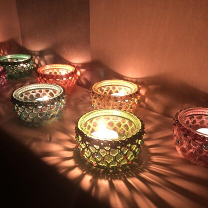 Beaded Tealight Holder